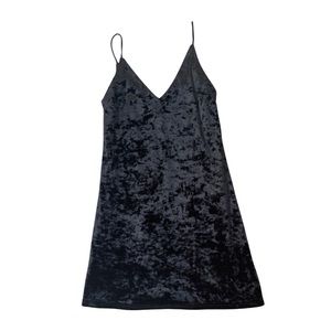 Velvet mini dress